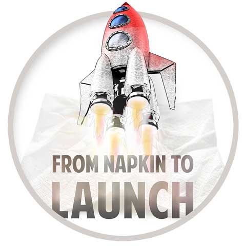 Napkin to Launch rocket